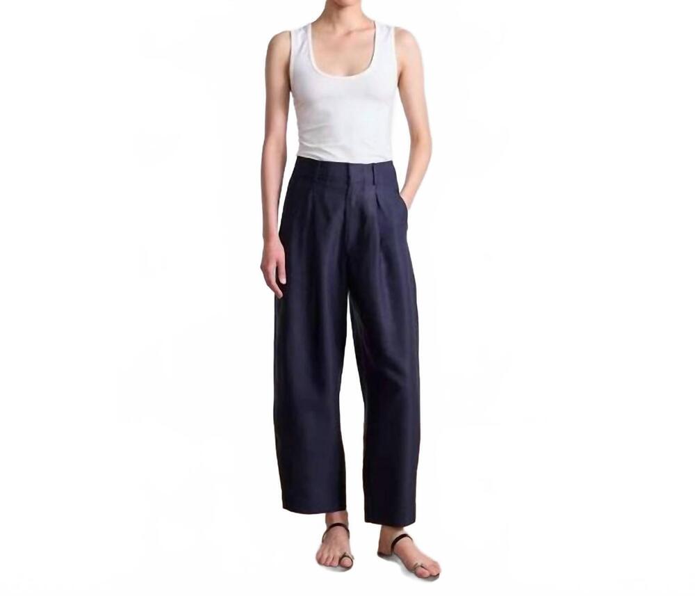 NEW APIECE APART bari crop trouser in midnight